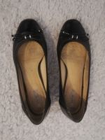 leather black ballet flats from Geox