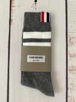 Sheer Stripe Socken Mid-Calf Men Socks THOM BROWNE
