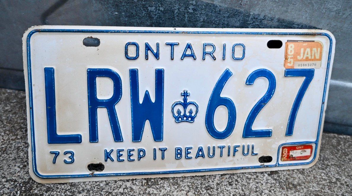 Insegne: Nummernschild CANADA 19?? Ontario 79 keep it beautiful – Usato da Pfaffhausen venduto da mono_rec 1