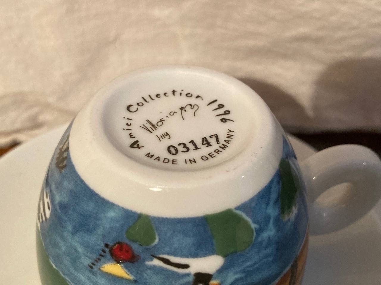 Amici Tassen: Illy Amici Collection 1996 Espresso Tassen cups 3 Stk – Neu (gemäss Beschreibung) aus Frick von Freiwillig39 7