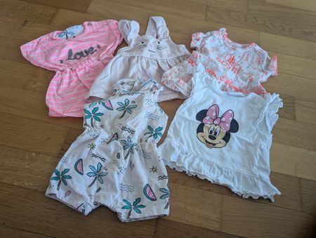 Sommer-Babykleider-Set, Grösse 50/56, Top Zustand!