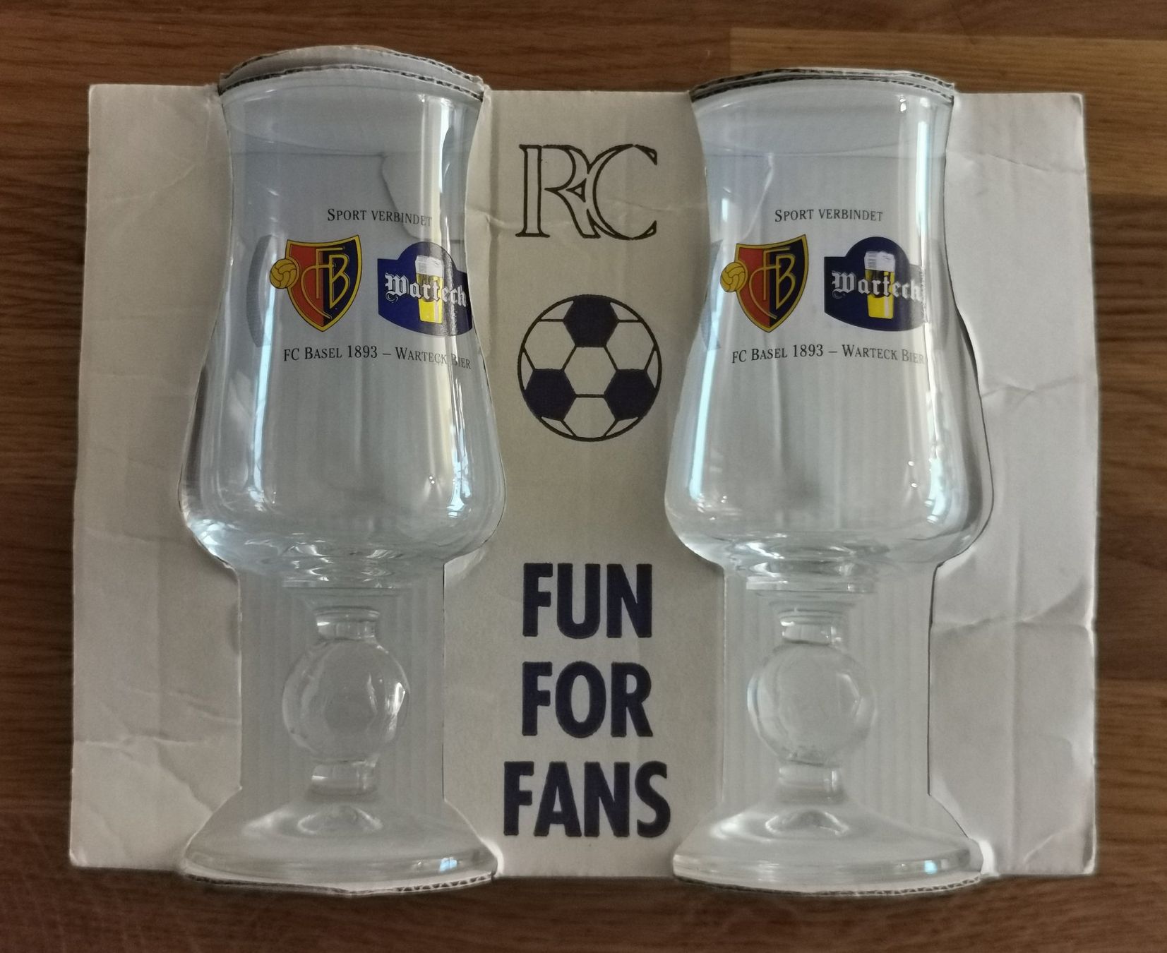 Gläser: FC Basel 1893 Biergläser Set 2 Stück NEU – Neu und originalverpackt aus Emmenbrücke von Herzog07 8
