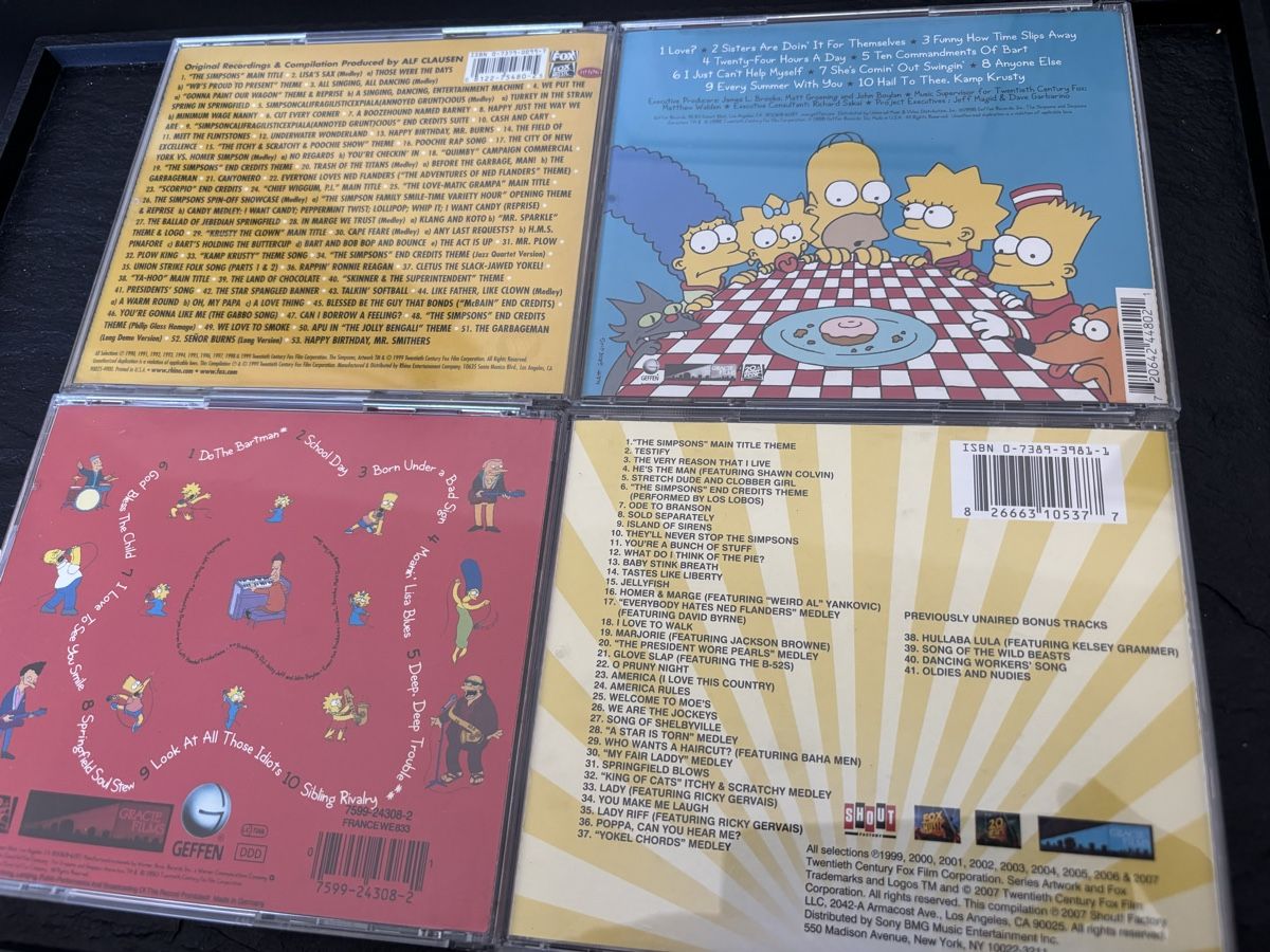 CD: 4 CD - The Simpsons, collections – Usato da Collombey venduto da Cards07 3