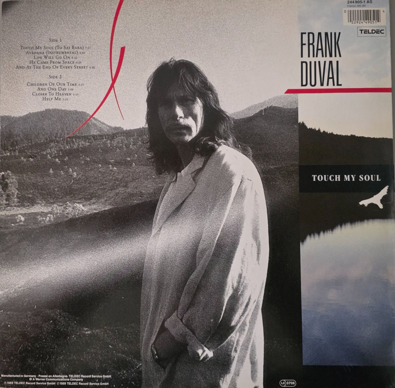 Dischi in vinile: Frank Duval LP – Touch My Soul – Usato da Root venduto da atelier22 1