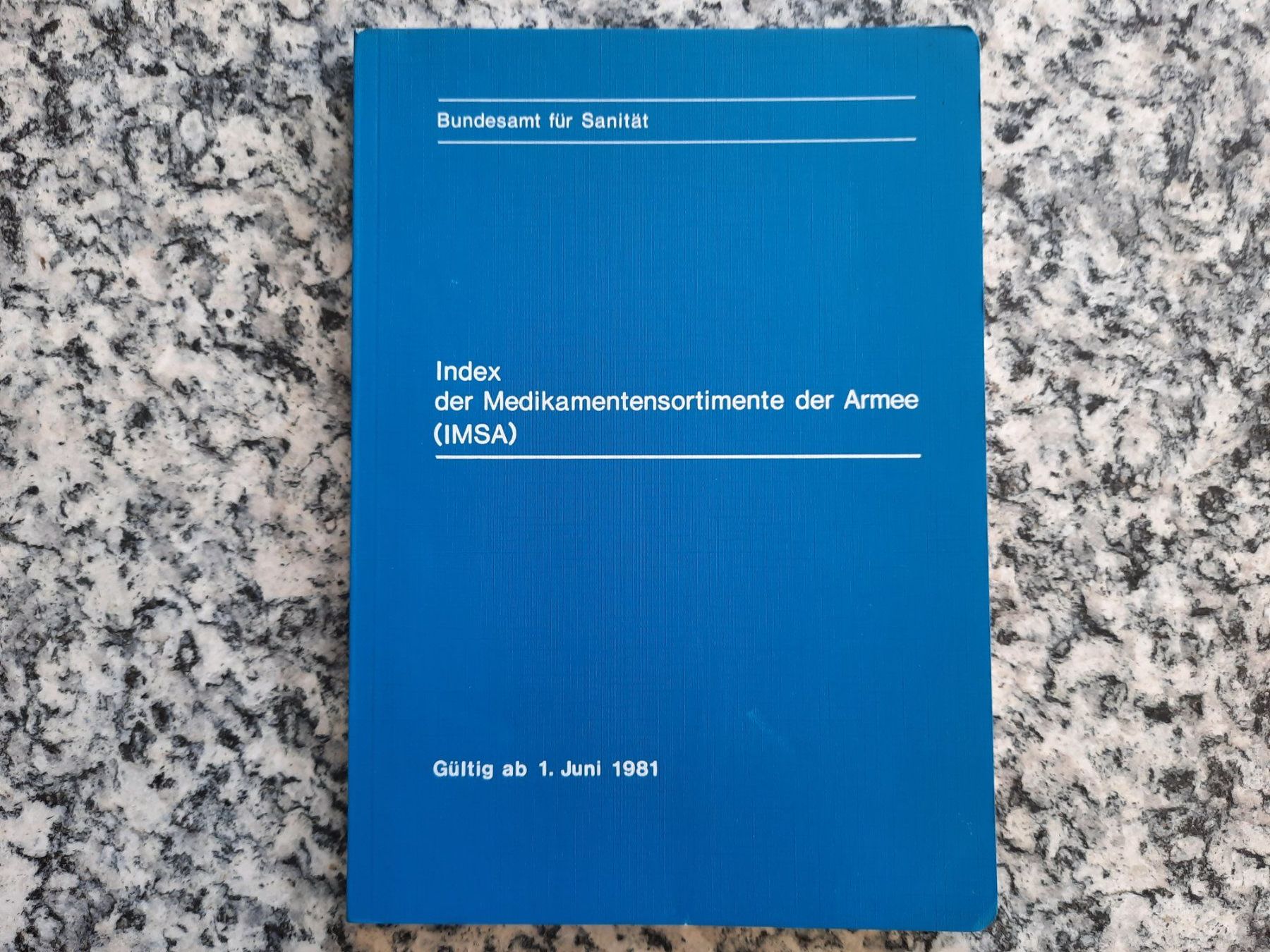 Libri: Index der Medikamentensortimente der Armee – Usato da Ruswil venduto da Sammlergeist