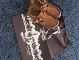 Birkenstock Filson shoes size 38 brown suede women's clogs 2
