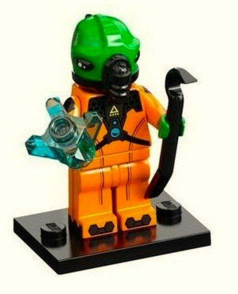 Lego Statuette: Lego Minifigur Alien, Series 21 – Nuovo (secondo la descrizione) da Schlatt TG venduto da AndrTra