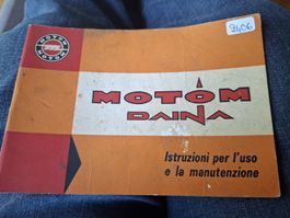 Motom Daina 48 cc uso e manutenzione  moped mofa 48 cc 