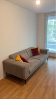 Nahezu neues 3 er Sofa - Farbe: Taupe, Textil