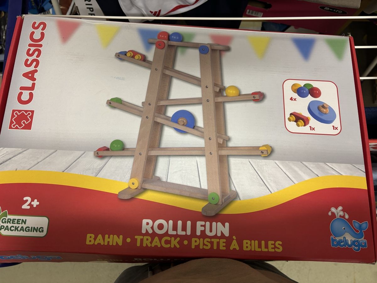 Giocattoli: Beluga Rolli Fun Murmelbahn aus Holz – Usato da Rekingen AG venduto da Susi22 2