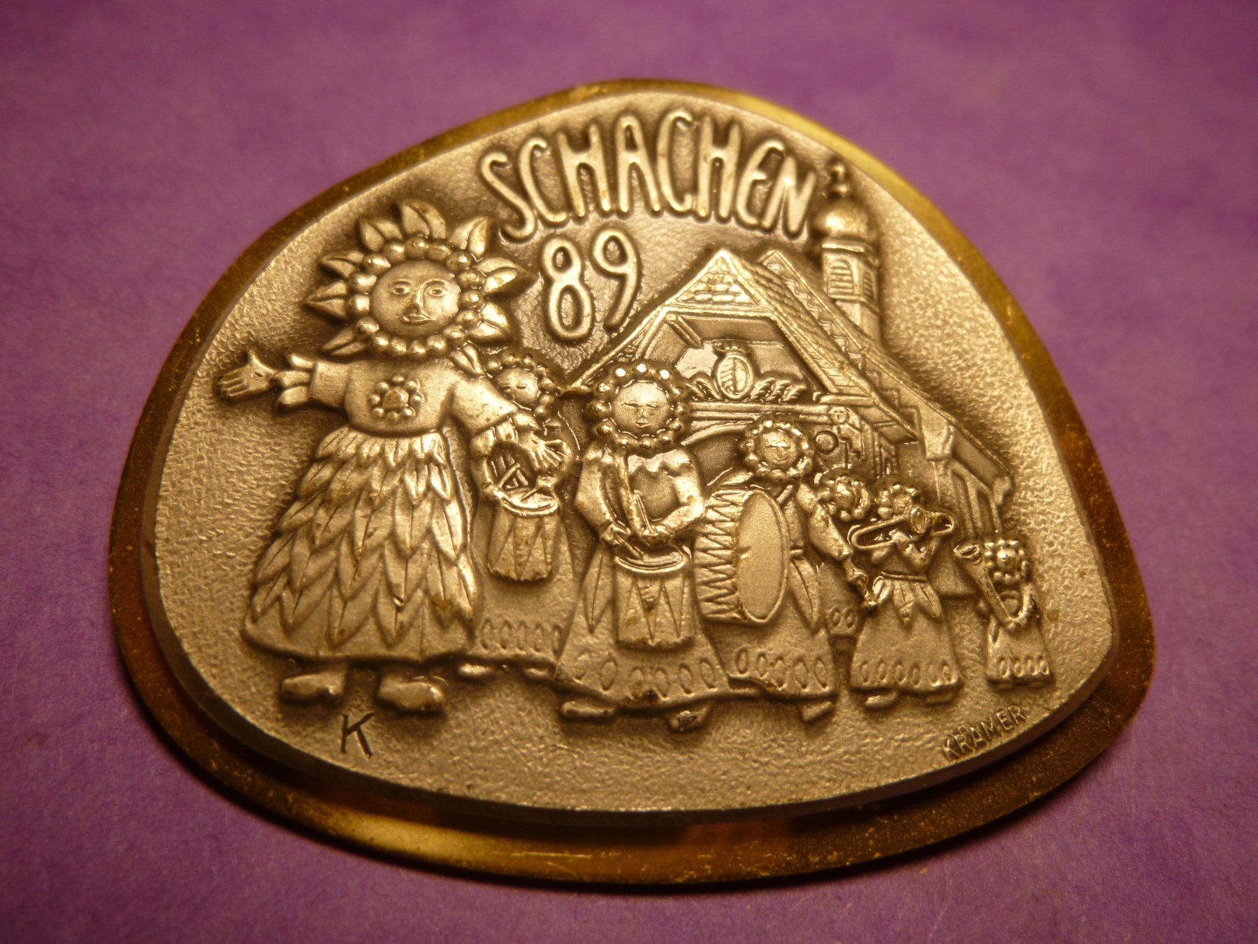 Placchette & Badge: SCHACHEN 1989 GOLD – Usato da Ried (Muotathal) venduto da Mandarin02