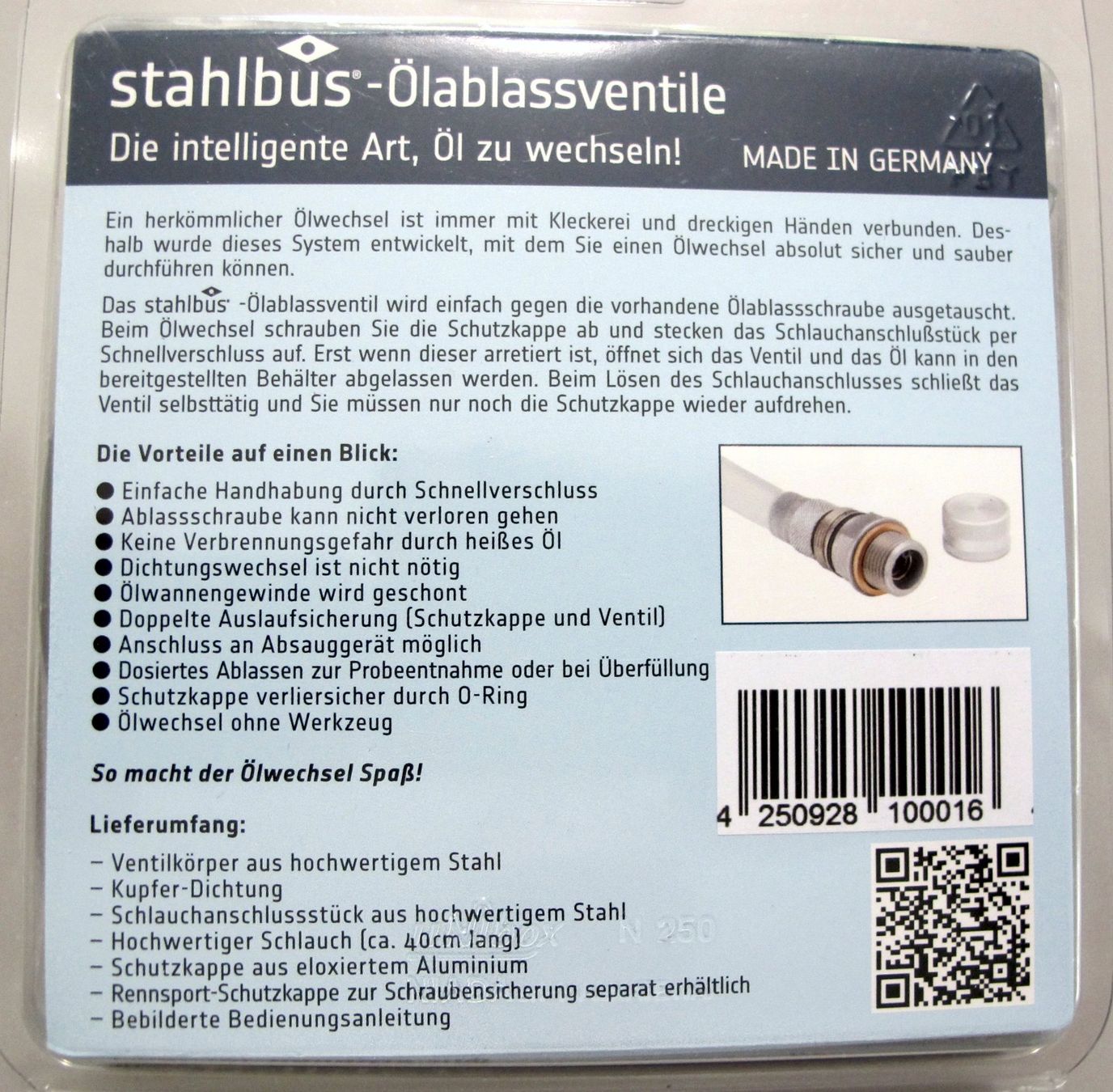 Tutti gli attrezzi: Stahlbus Ölablassventile  M14x1,5 mm – Nuovo e nell'imballaggio originale da Reinach AG venduto da Yaris6 1