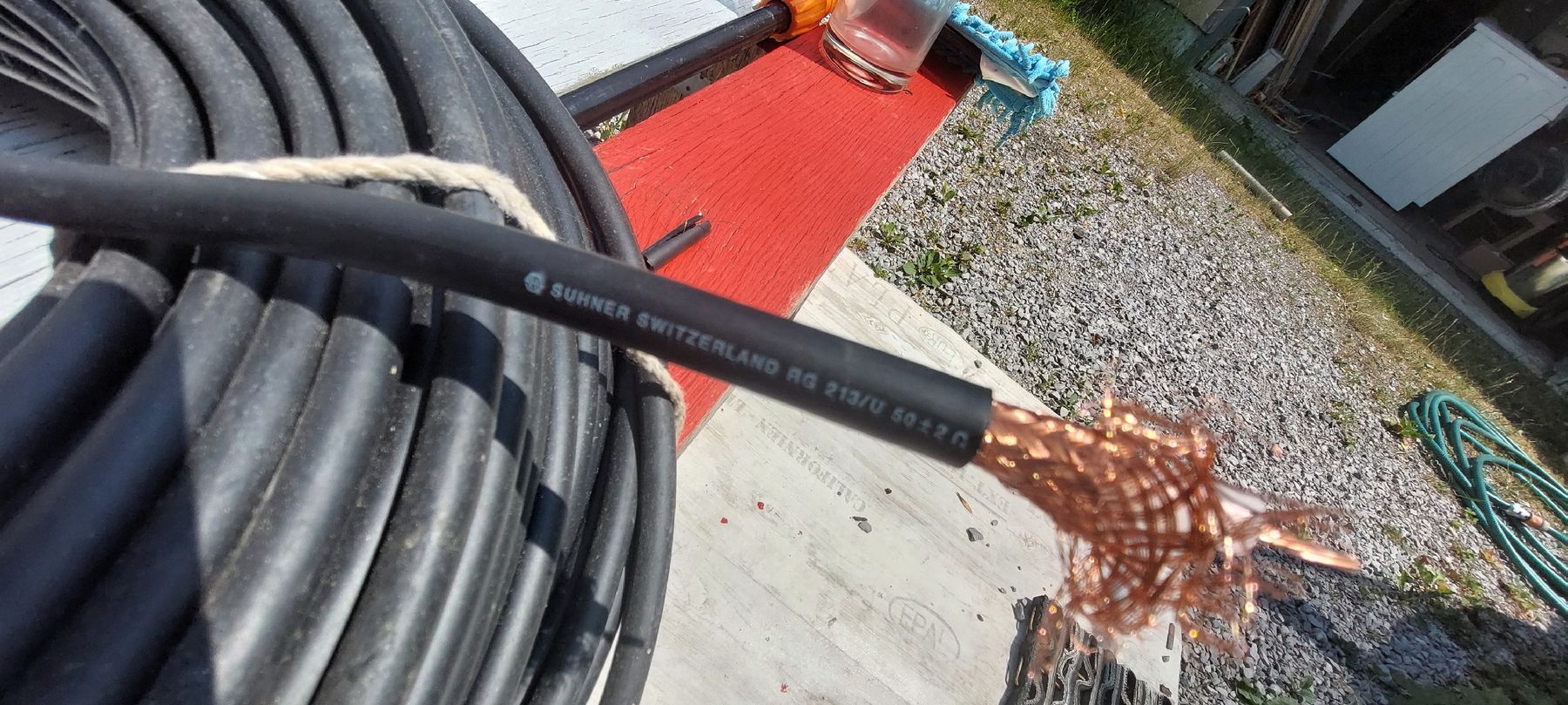 Kabel: RG213 Koxialkabel – Gebraucht aus Bauma von rtvstr 1