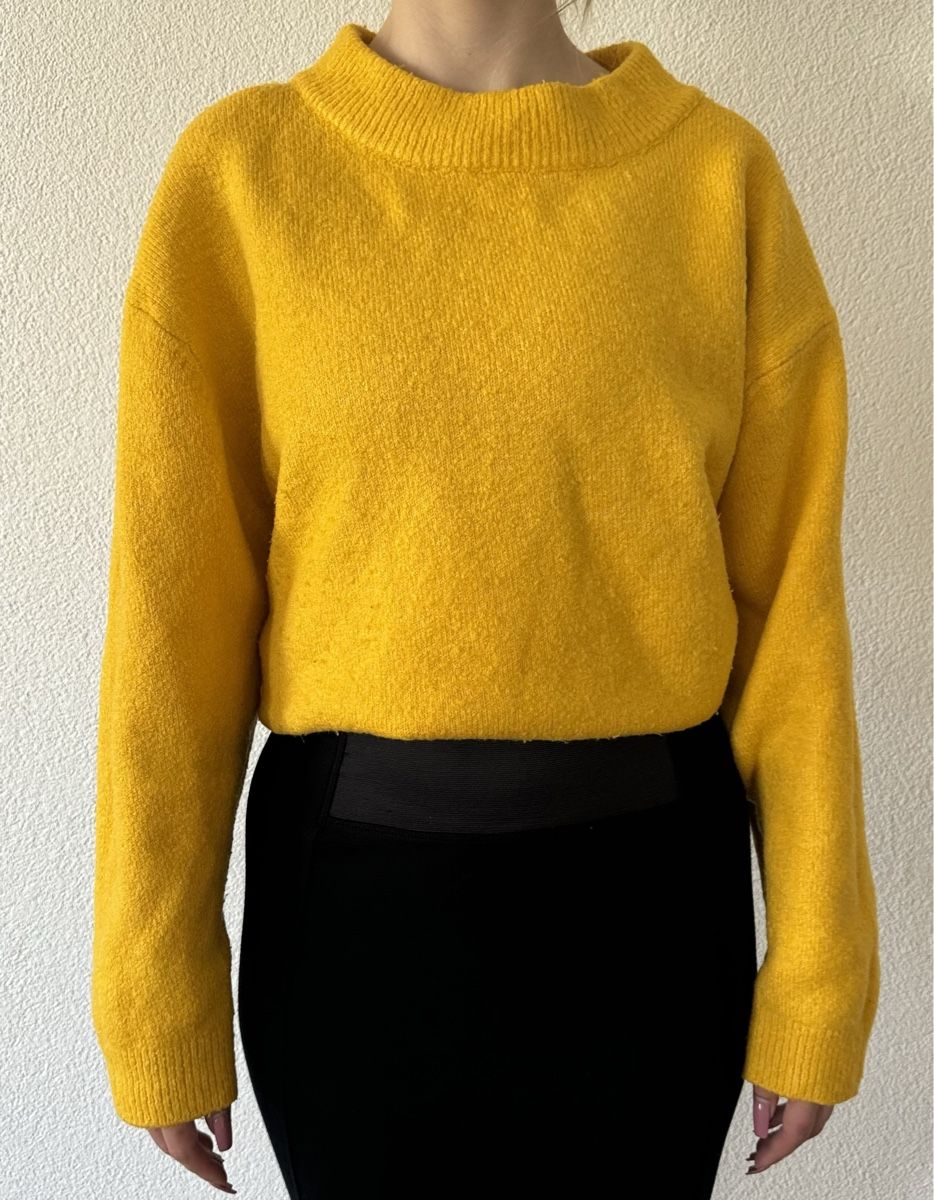 Zara Maglioni & Felpe: Zara Pullover Pulli 💛 Gr. M, sonnengelb, Oversize – Usato da Gibswil venduto da Engelsgleich 7
