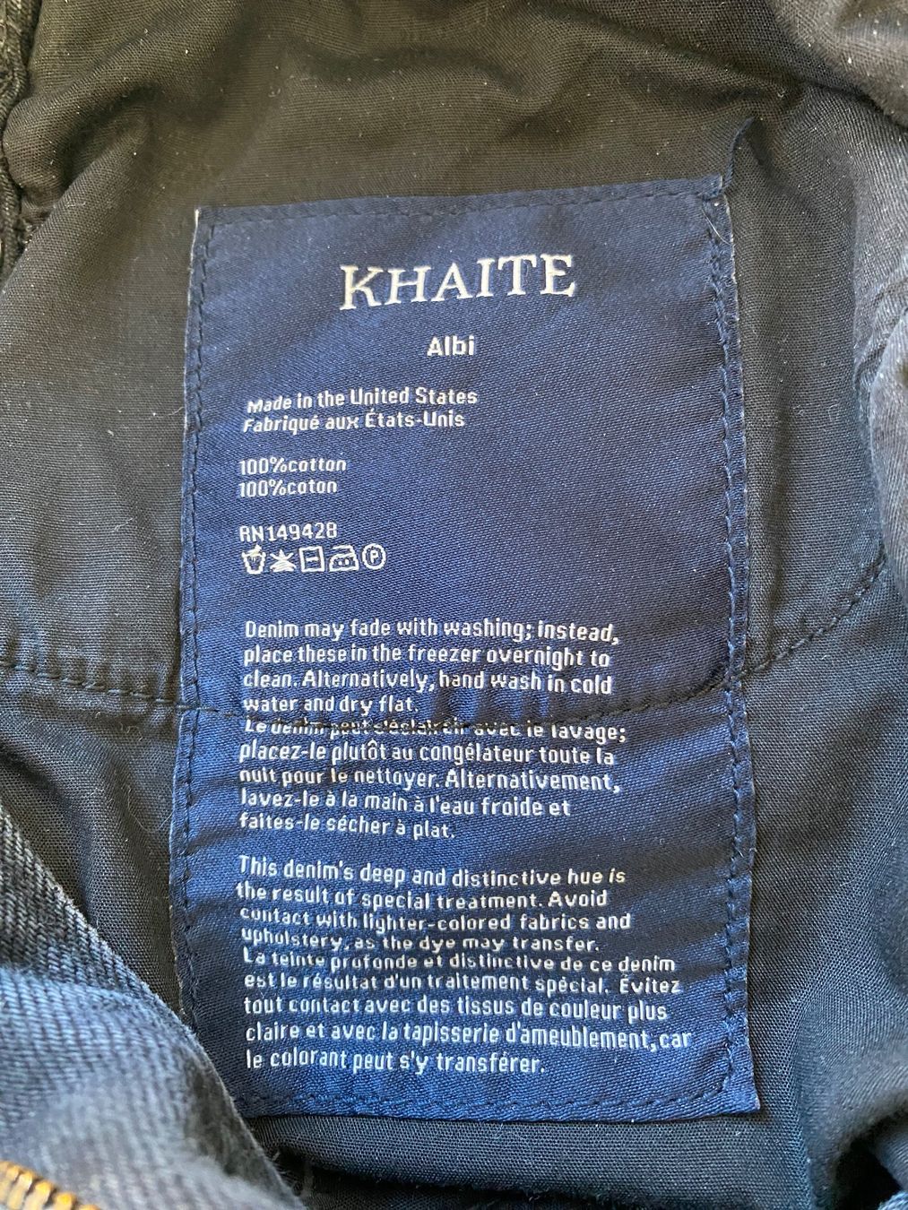 Khaite Jeans: Jeans, Schwarz, Khaite, Grösse 29 – Nuovo (secondo la descrizione) da Bern venduto da L.I.A. 5