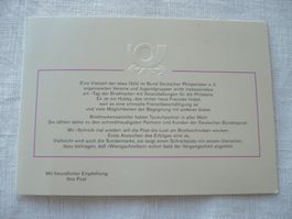 BRD 1982 ET Faltblatt Tag der Briefmarke MiNr 1154
