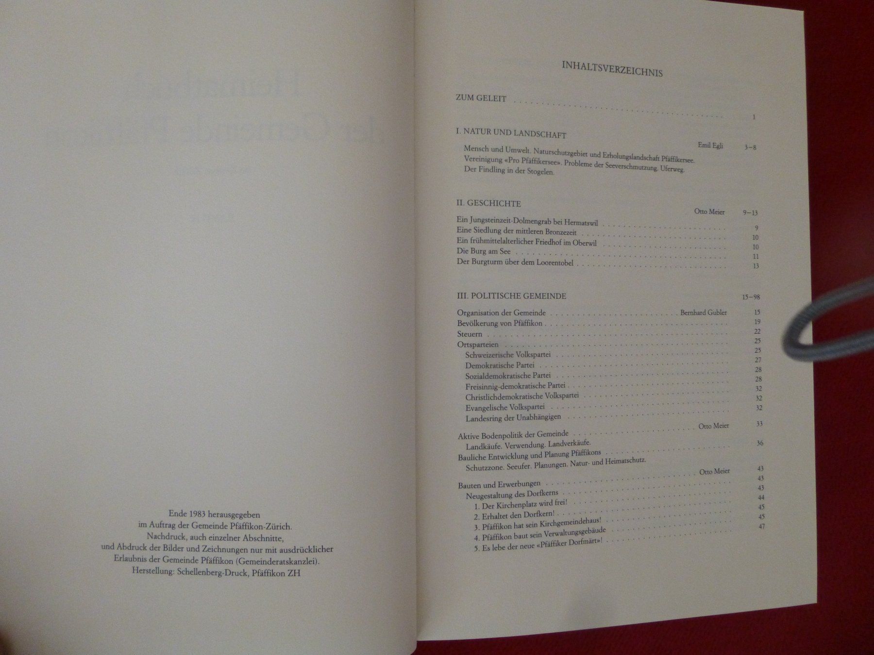 Bücher: PFÄFFIKON: DAS HEIMATBUCH BAND 2 !!!! – Gebraucht aus Volketswil von nemo2000 3