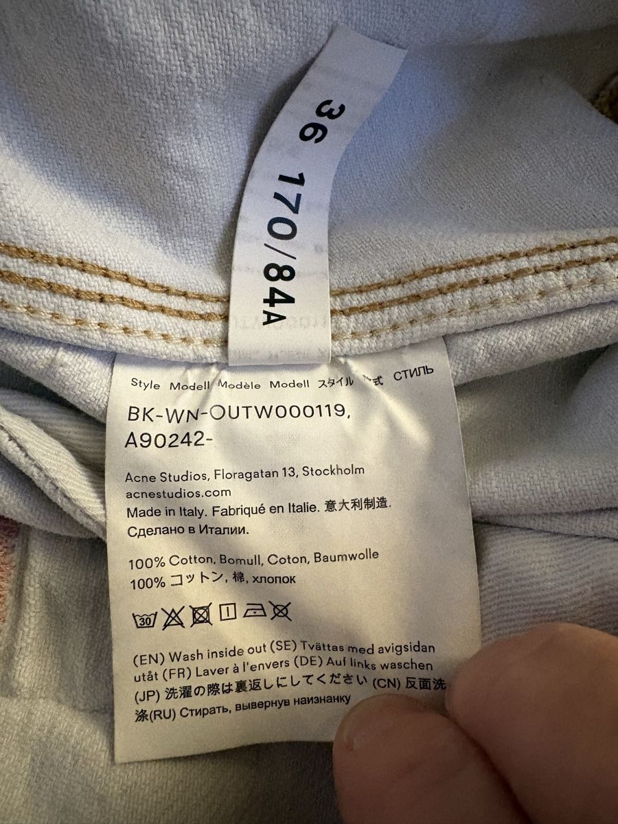 Acne Studios Giacche: Acne studios bla konst Jeans Jacke  – Usato da Zürich venduto da Altnic 6