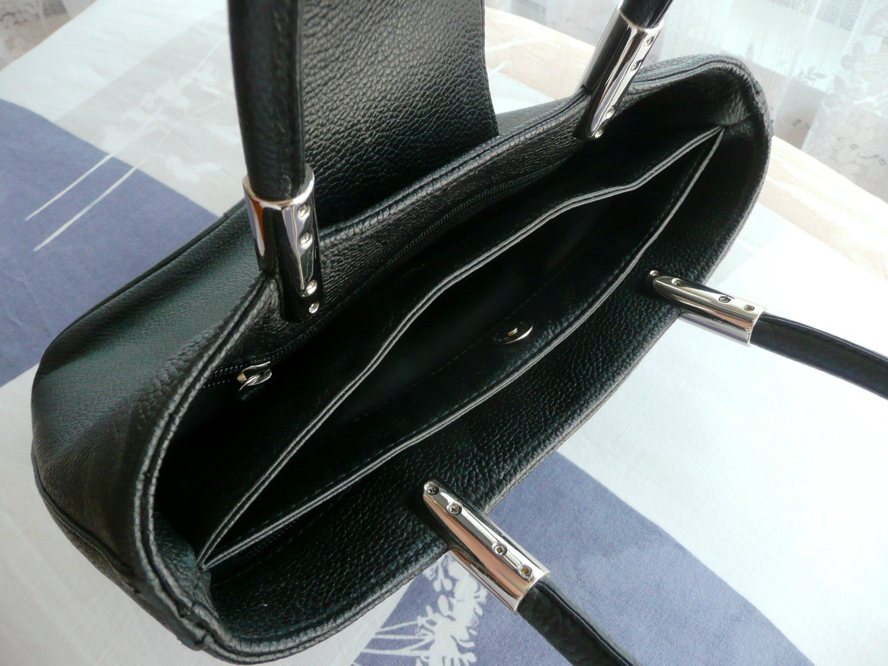 Taschen für Damen: echte ANGELO FORTUNA Handtasche; schwarz – Neu (gemäss Beschreibung) aus Zürich von zuerich00 3