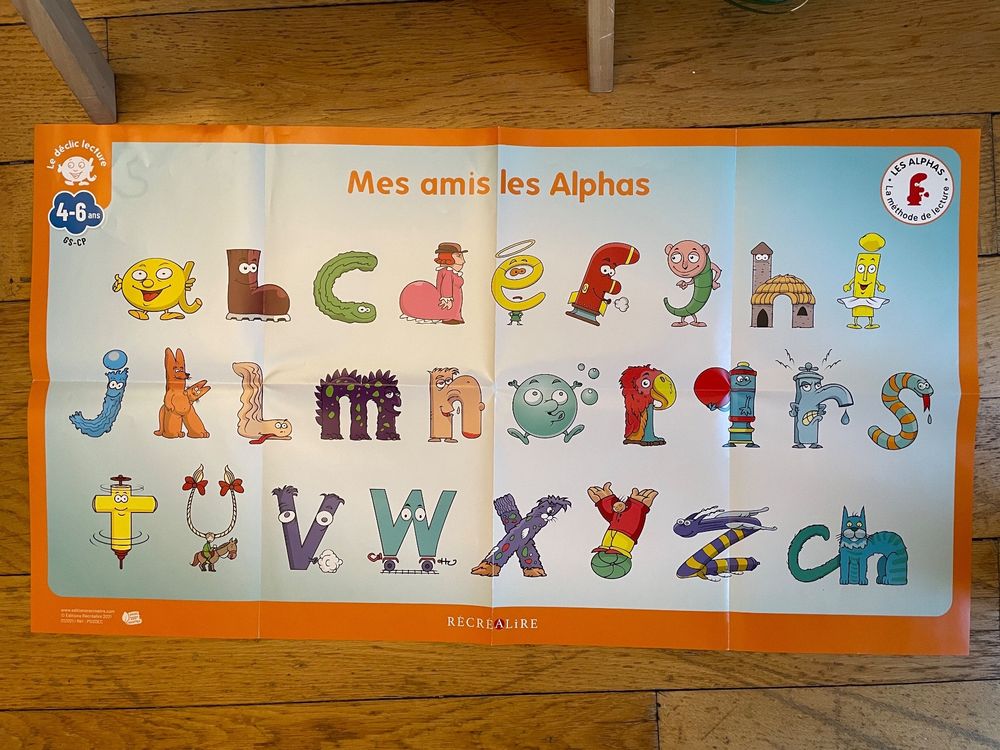 Coffret lecture LES ALPHAS 4-6 ans (Gebraucht) in Lausanne für CHF 30 ...