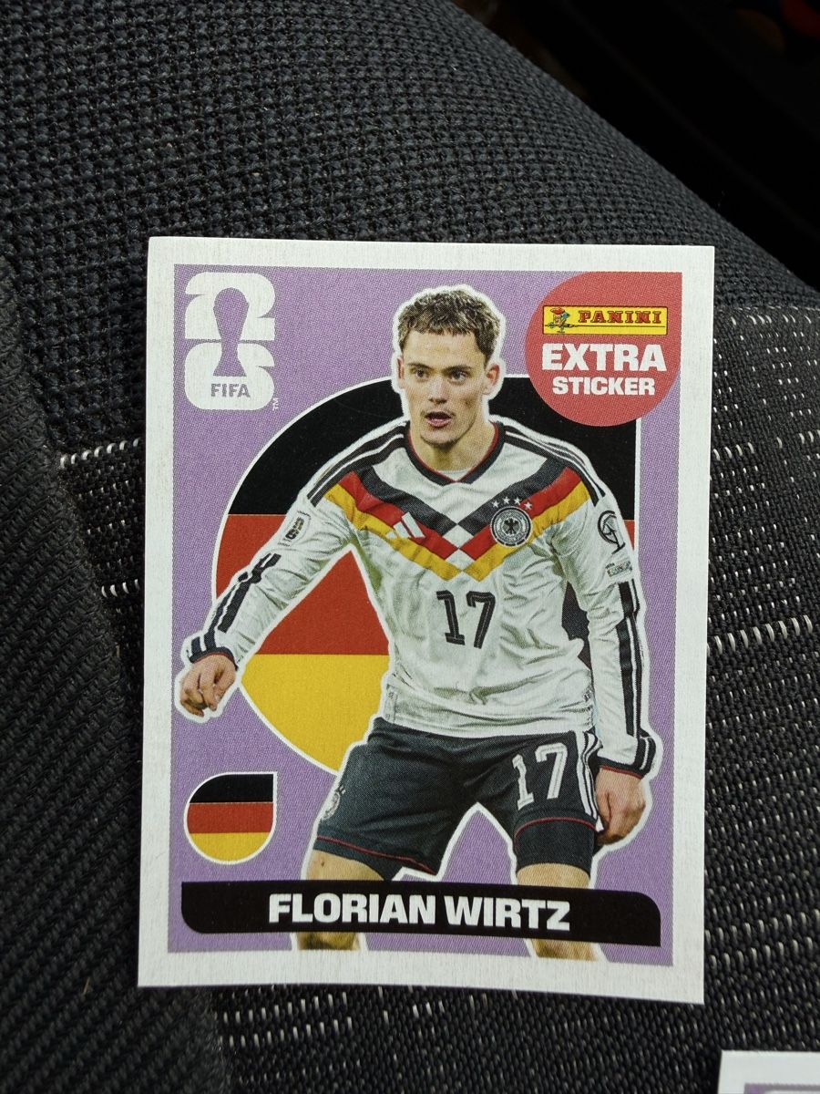 Panini Carte collezionabili: EXTRA STICKER FLORIAN wirtz – Nuovo e nell'imballaggio originale da Maienfeld venduto da and_g6ts