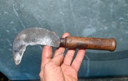 ANTIKE Handsichel Länge ca. 24cm