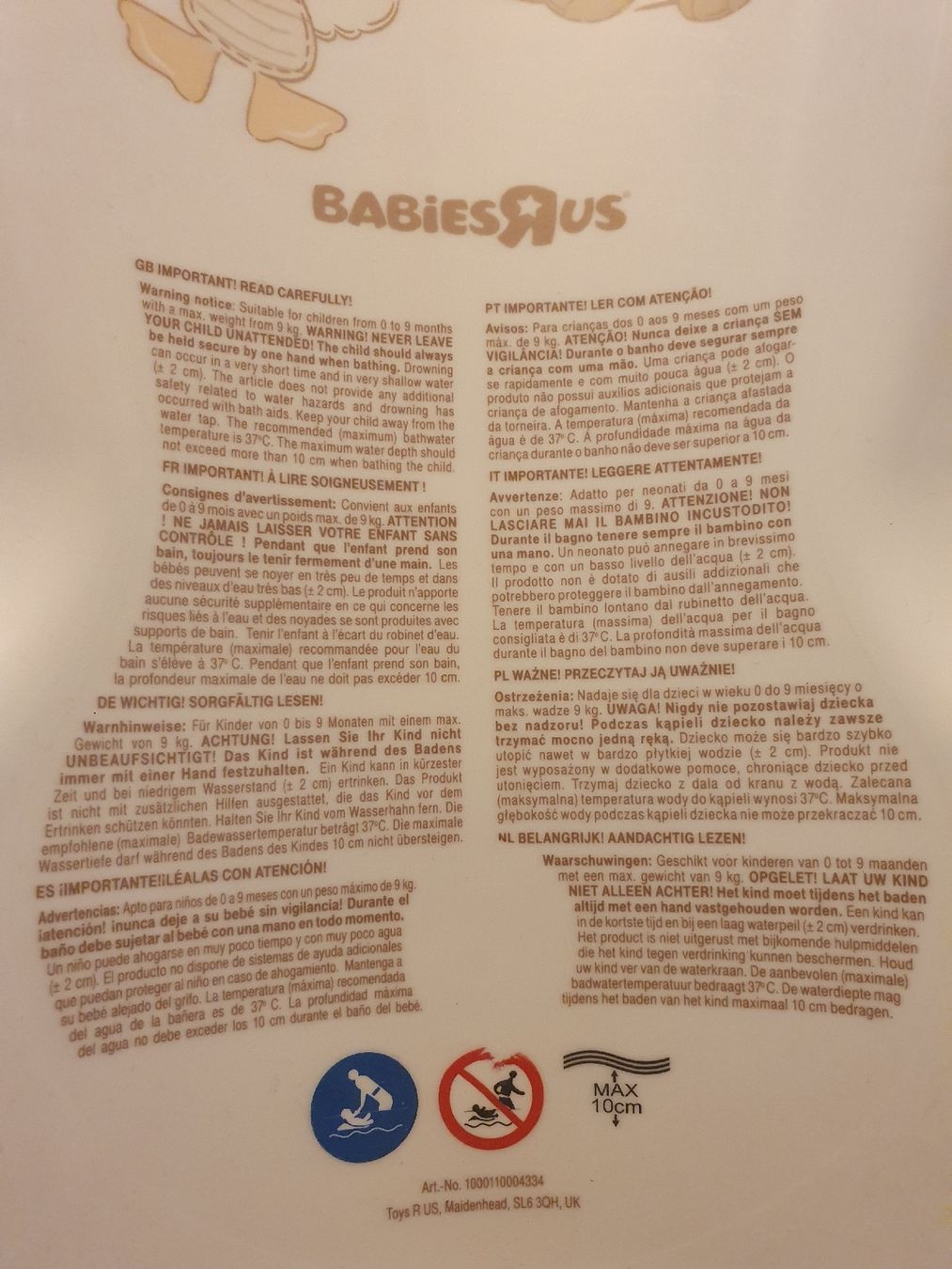 Vasche da bagno: Babies'R'Us Bath Support Seat - Safe & Comfortable – Usato da Sirnach venduto da eftix 2
