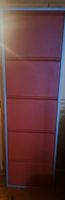 Schuhregal mit 5 Klappen, Top Zustand, Rot, Abholung!