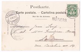 CPA + Stabstempel MÔTIERS (NE) 1900, Chiffelle Photo NE