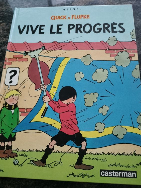 Quick et Flupke, tome 8 - Vive le progrés Par Hergé BD (Gebraucht) in ...