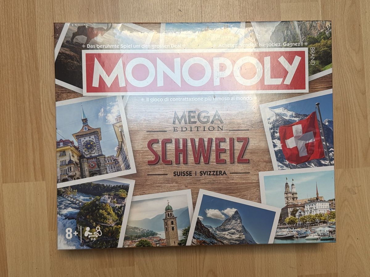 Hasbro Jeux: Monopoly Mega Edition Schweiz Brettspiel neu – Neuf avec emballage d'origine à Thun par BanjoDan