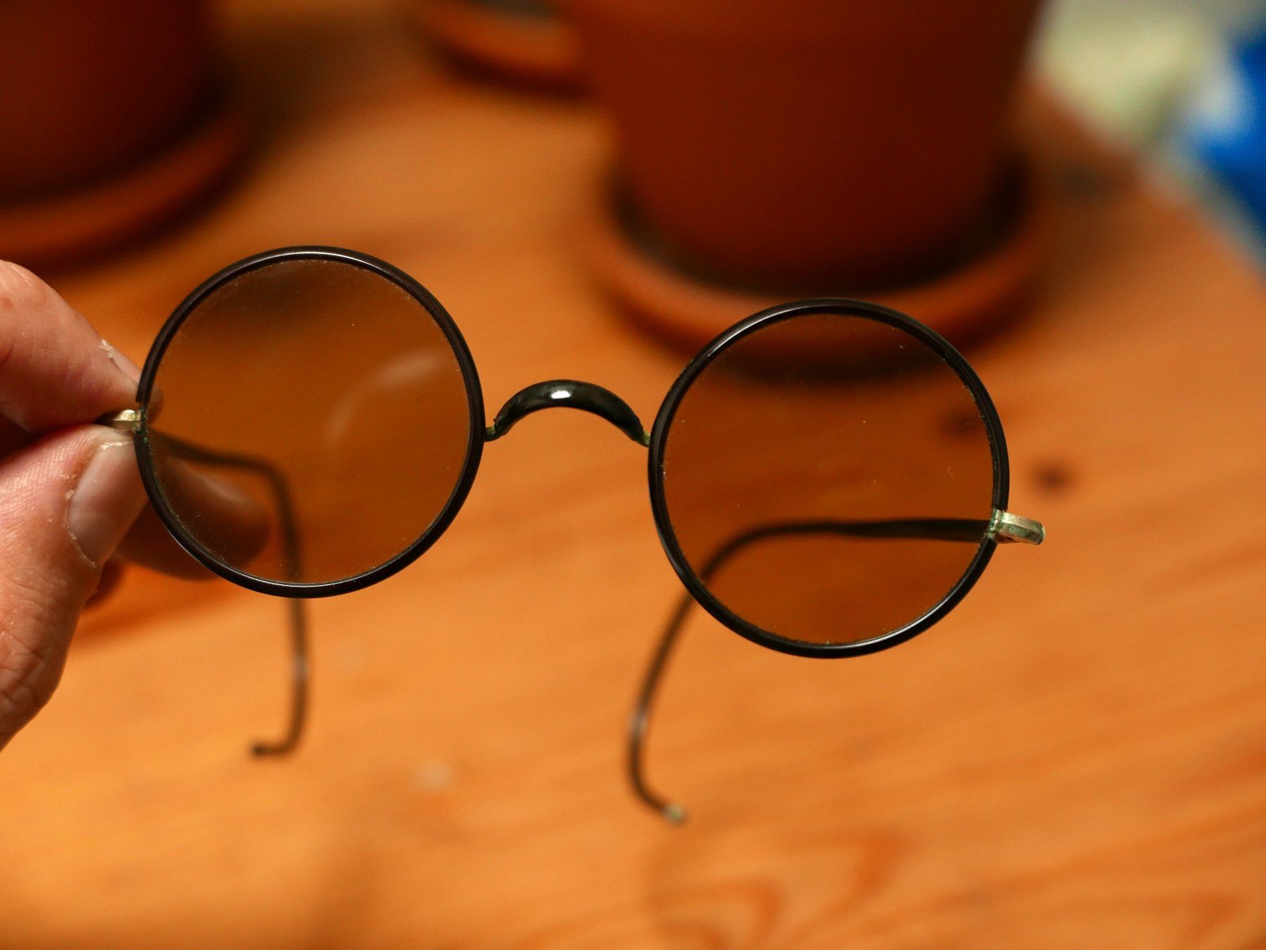 Brillen & Gläser: Antike Sonnenbrille rund – Gebraucht aus Bern von Grimmitri 2