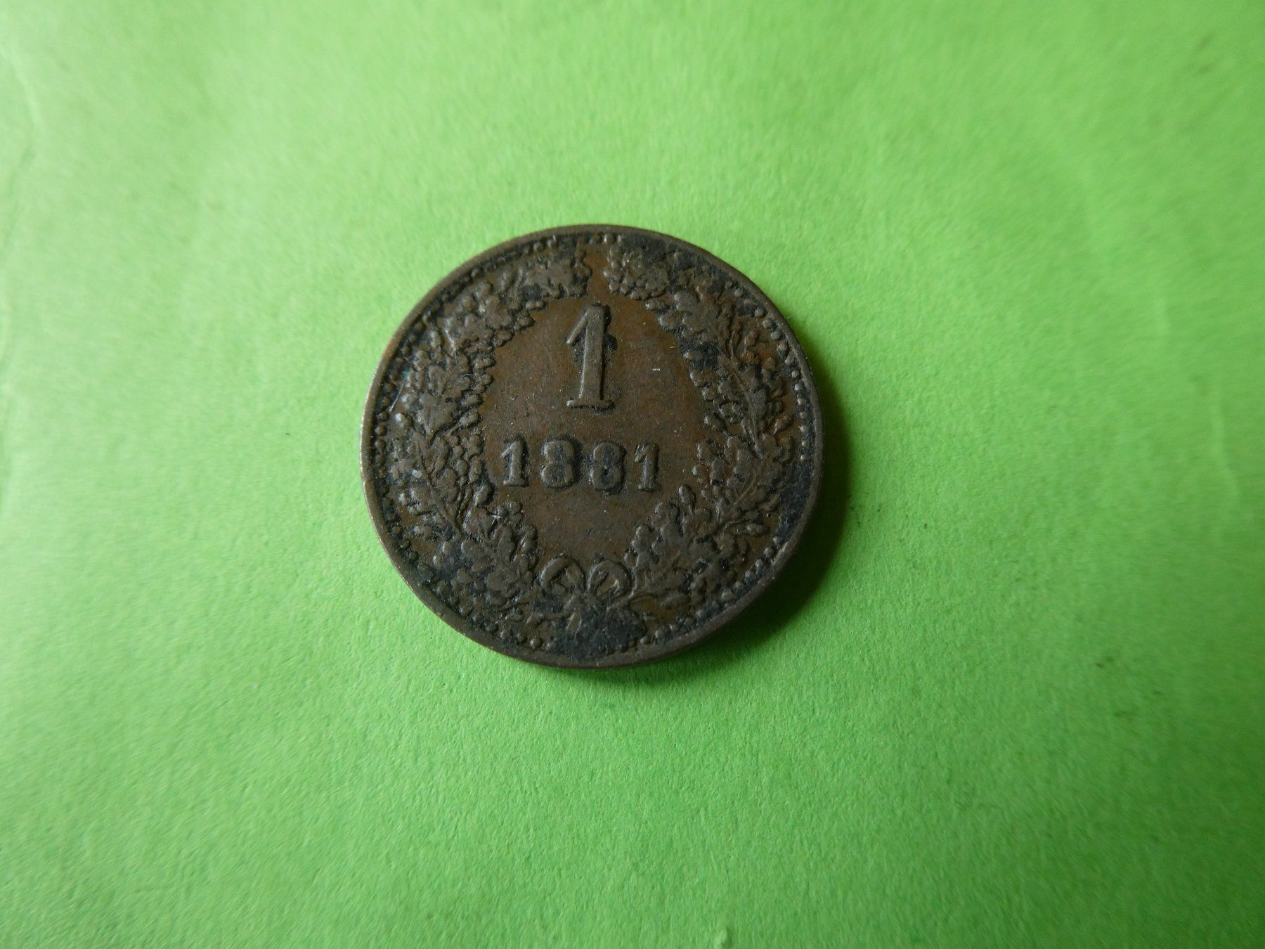 Tutti le monete: Oesterreich 1881, 1 Kreuzer – Usato da Hinterforst venduto da Rohusri