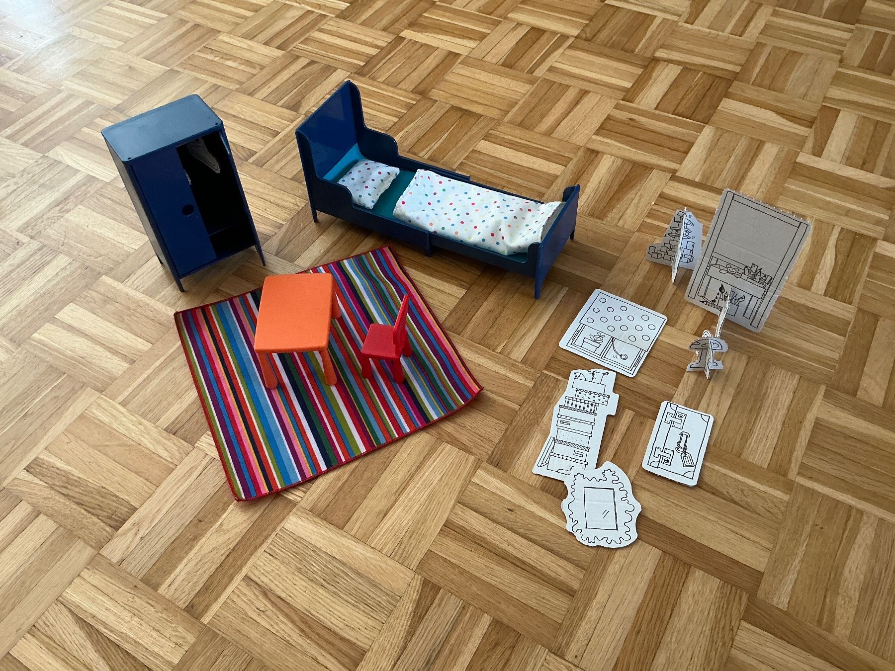 Ikea Case e mobili per bambole: IKEA Puppenstuben - Möbel Set – Usato da Zuchwil venduto da Commander0