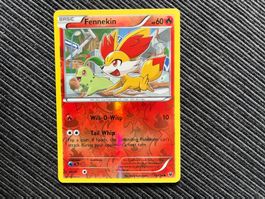 Pokemon Fennekin Reverse Holo Fates Collide Near Mint