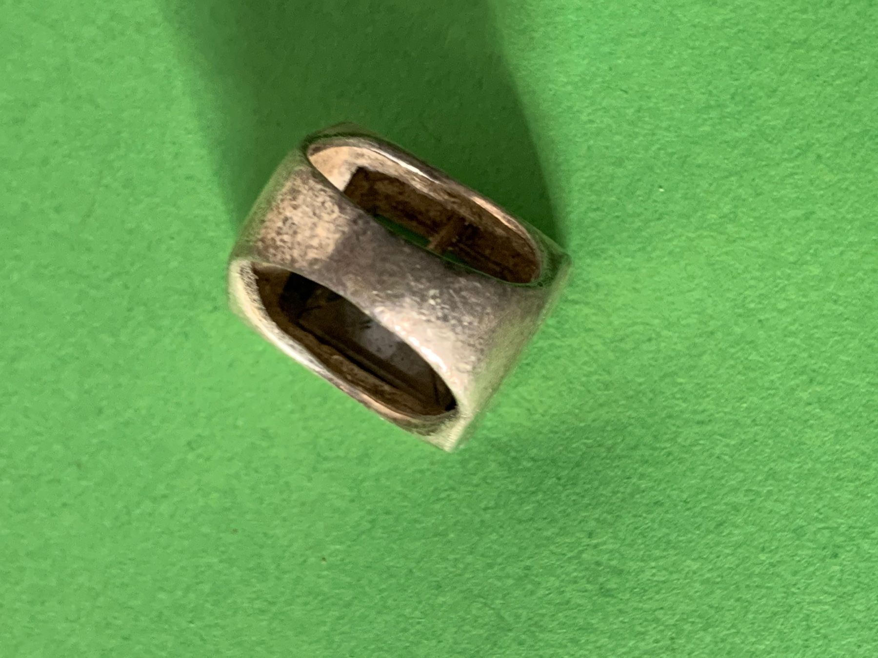 Anelli: Silberring rechteck designer (Rg 53) – Usato da Dittingen venduto da Bellevista 6