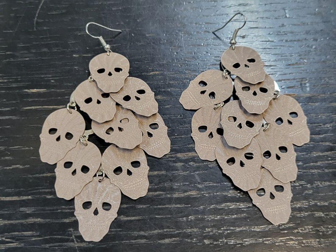 Orecchini pendenti & Orecchini a lobo: Ohrringe Totenkopf-Designe – Nuovo (secondo la descrizione) da Figino venduto da MabaStore24