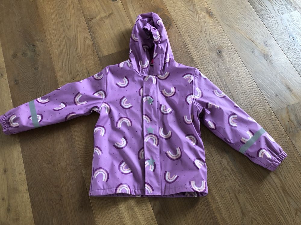 GAP Mädchen Sommer-Kleid Gemustert Gefüttert Flügelärmel - Gr. 110