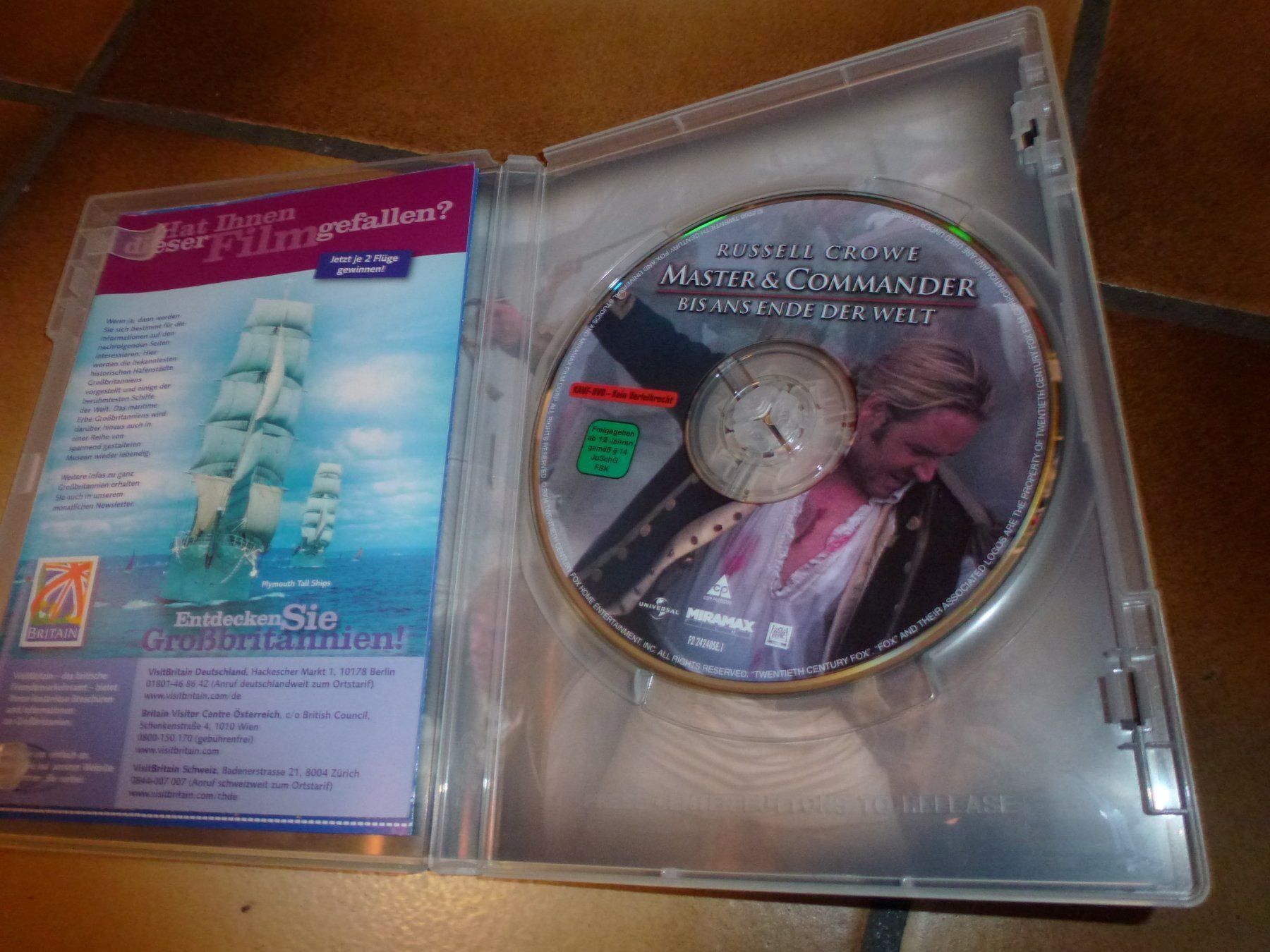 Tutti i DVDs: Master and Commander DVD – Usato da Olten venduto da Disc-Verkauf 1