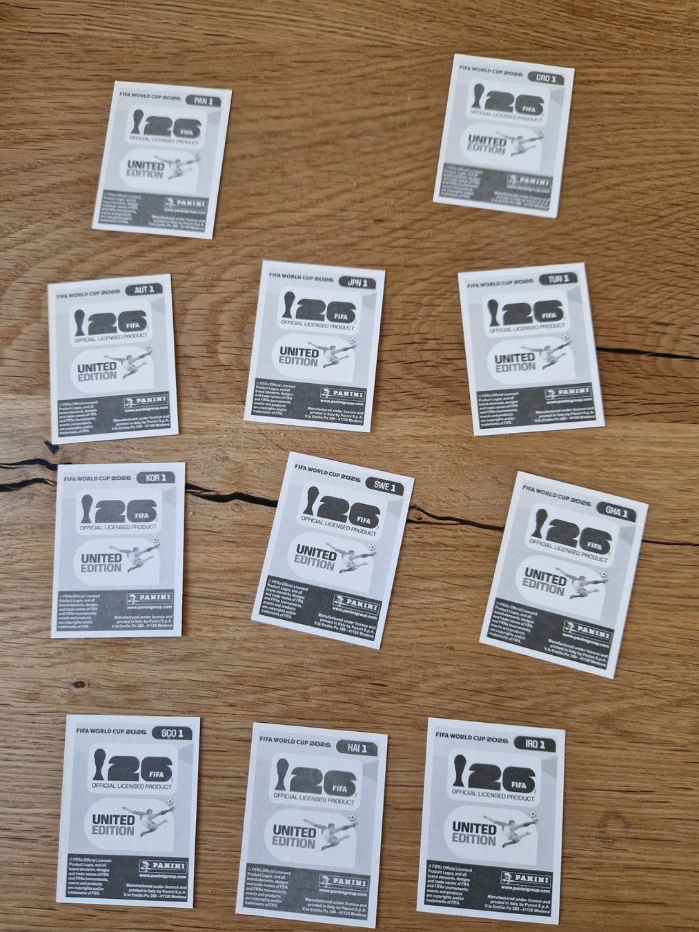 Panini Sammelbilder & Trading cards: Panini WM 2026 Wappen – Gebraucht aus Metzerlen von SS01 1
