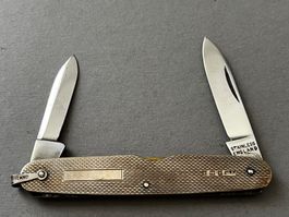 Englisches Sackmesser 77 mm 925er-Sterling-Silber - Rarität