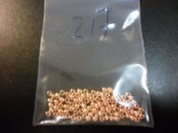 100 perles tungstène cuivre 2,70 mm