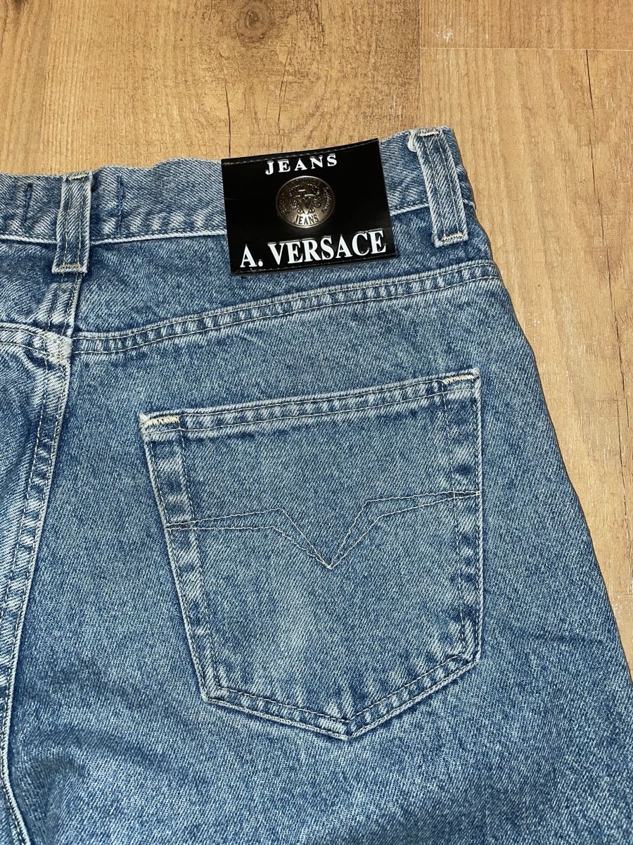 Versace Jeans: Vintage Versace Jeans hellblau Gr. 33 TOP! – Usato da Basel venduto da Oloir 5