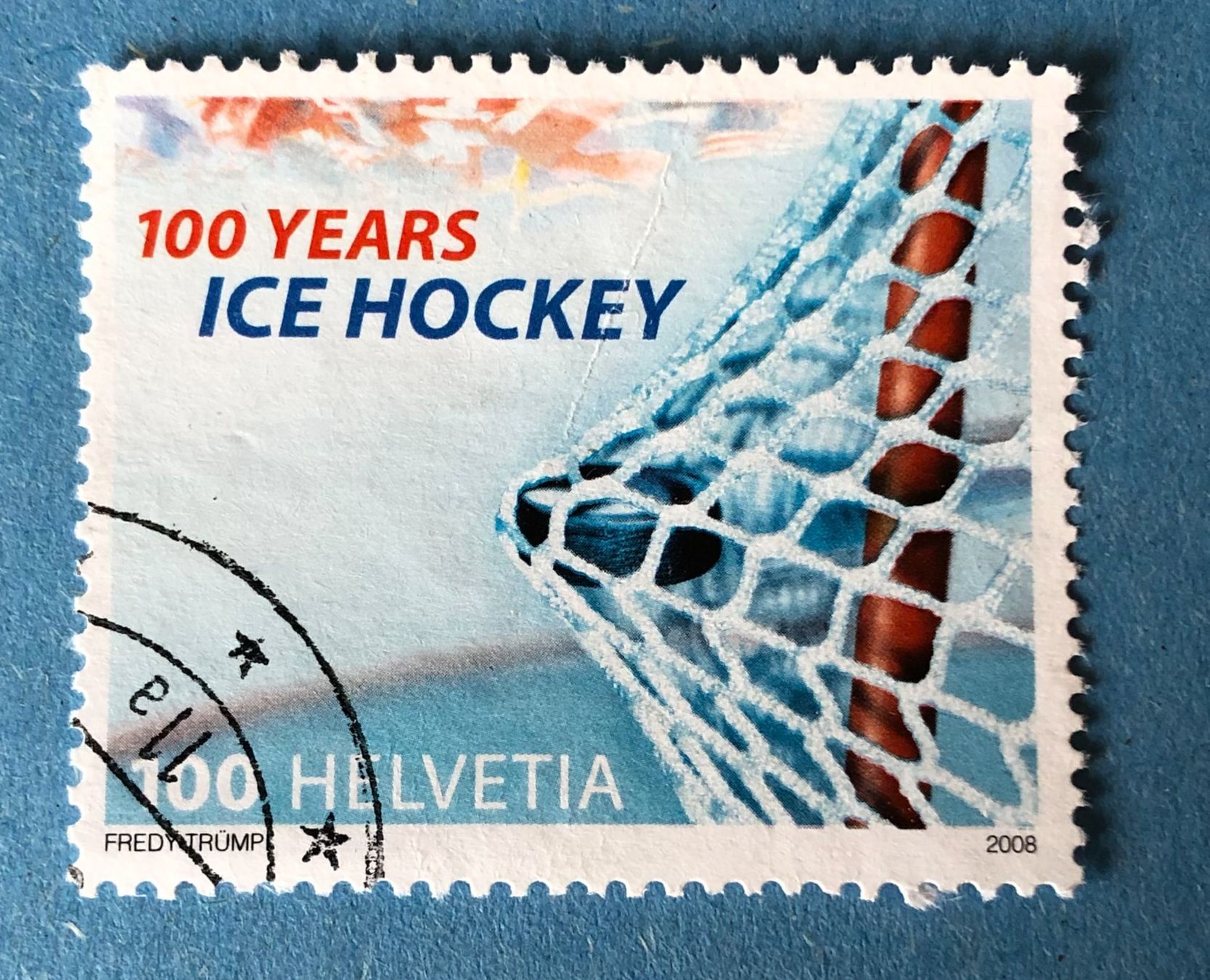 Tutti i francobolli: Nr. 1266  Eishockey GESTEMPELT 2008    – Usato da Aarau venduto da Billa007