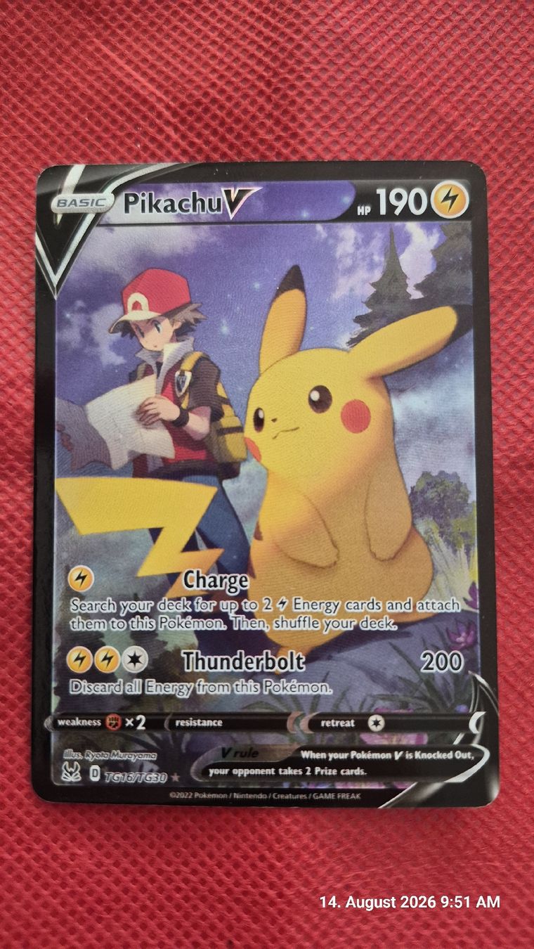 Pokémon Carte collezionabili: Pikachu V Lost Origin Trainer Gallery NM (ENG) – Nuovo (secondo la descrizione) da Bülach venduto da Nice.Boy.
