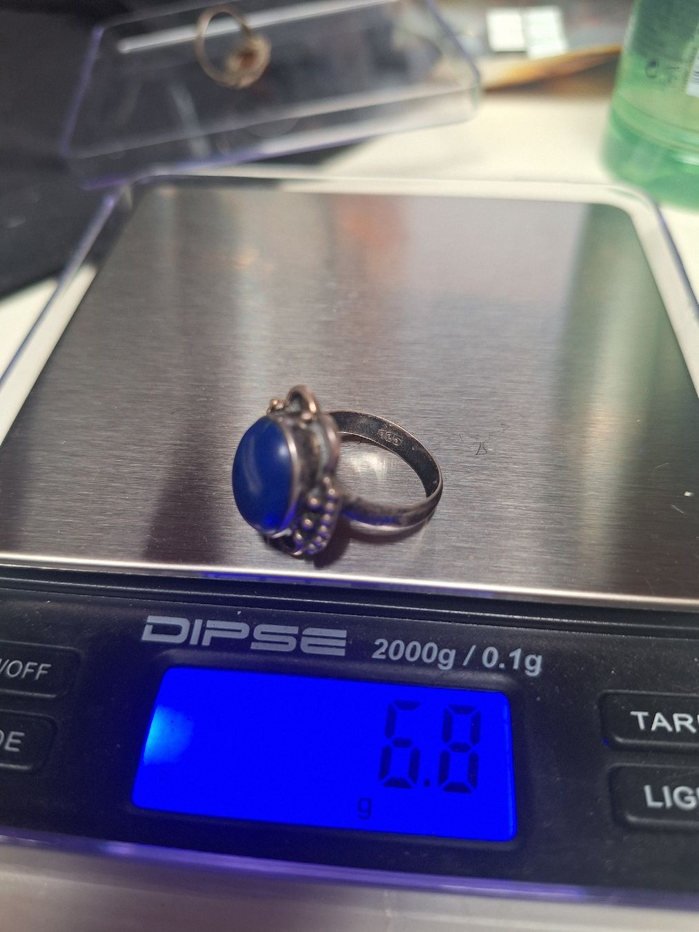Ringe: Bague argent 925 bleu occasion – Gebraucht aus Tannay von v1n1p00h 1