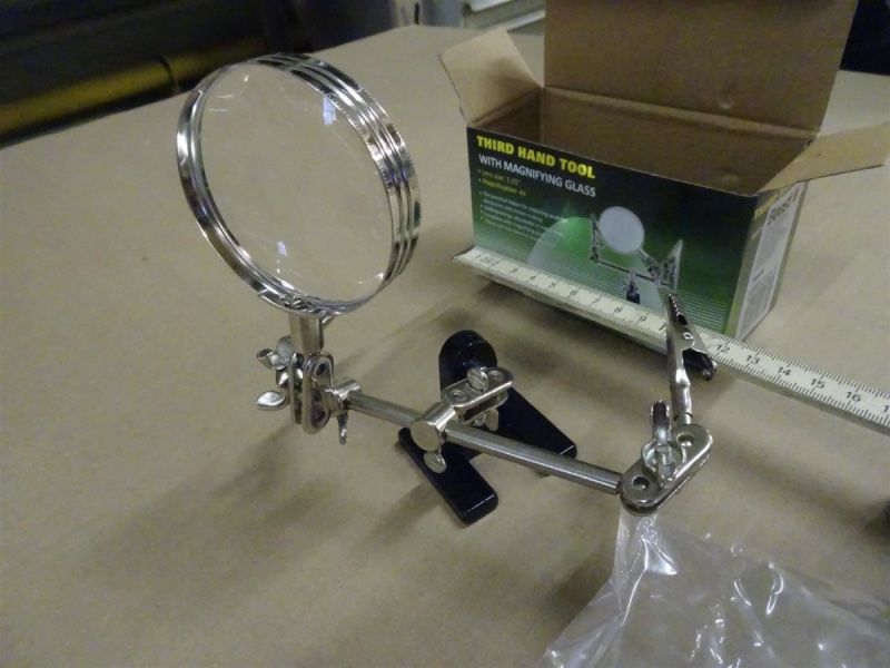 Altro per Ottica: Löthilfe bzw.3Hand mit Lupe Ø62mm – Nuovo e nell'imballaggio originale da Necker venduto da liq24 1