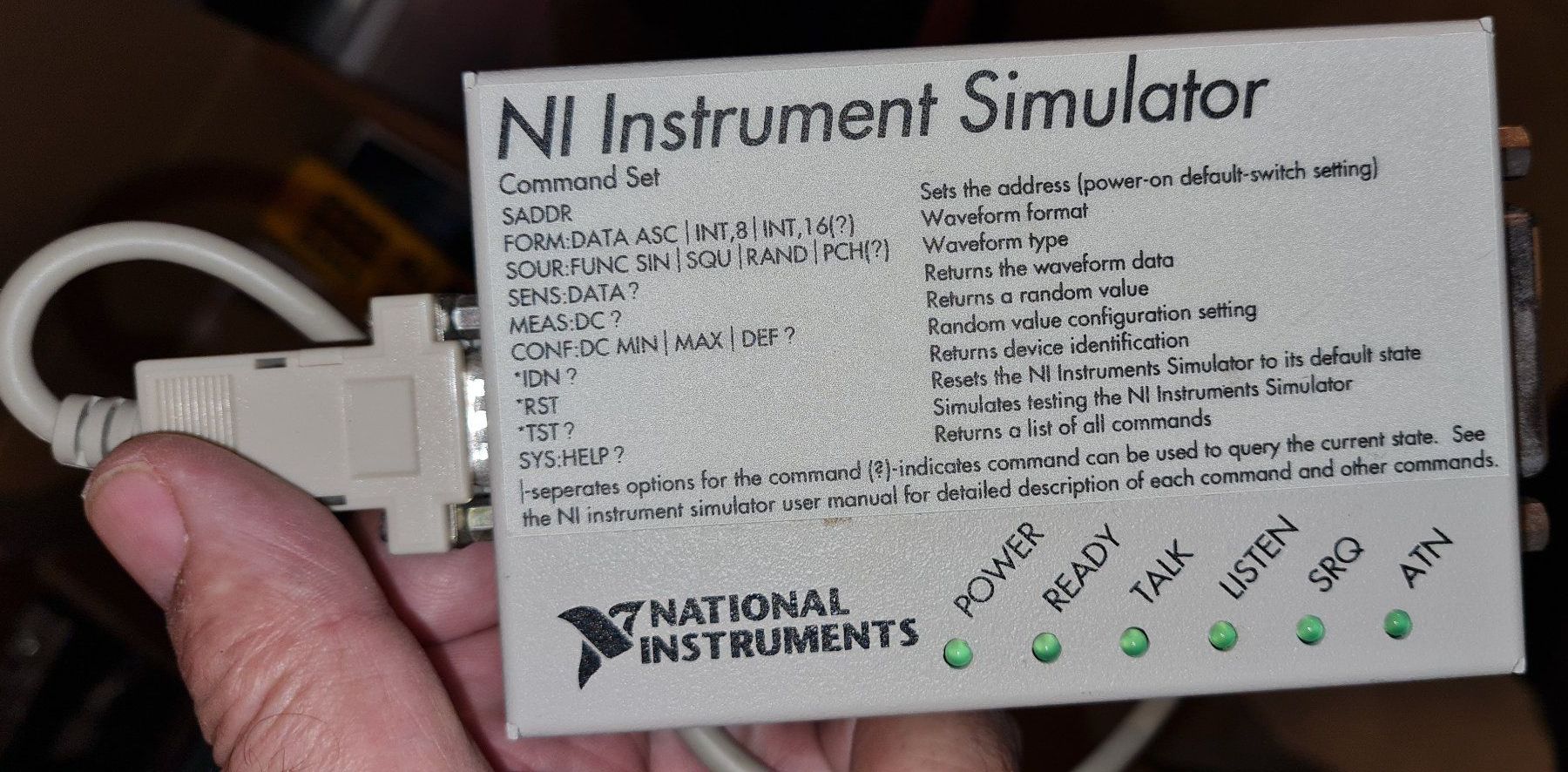 Hewlett Packard Messen: Ni Instrument Simulator 183913C-01 – Gebraucht aus Horw von Arta20000