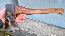 altes HANDBEIL Axt ALBA 0 -  Länge 35cm