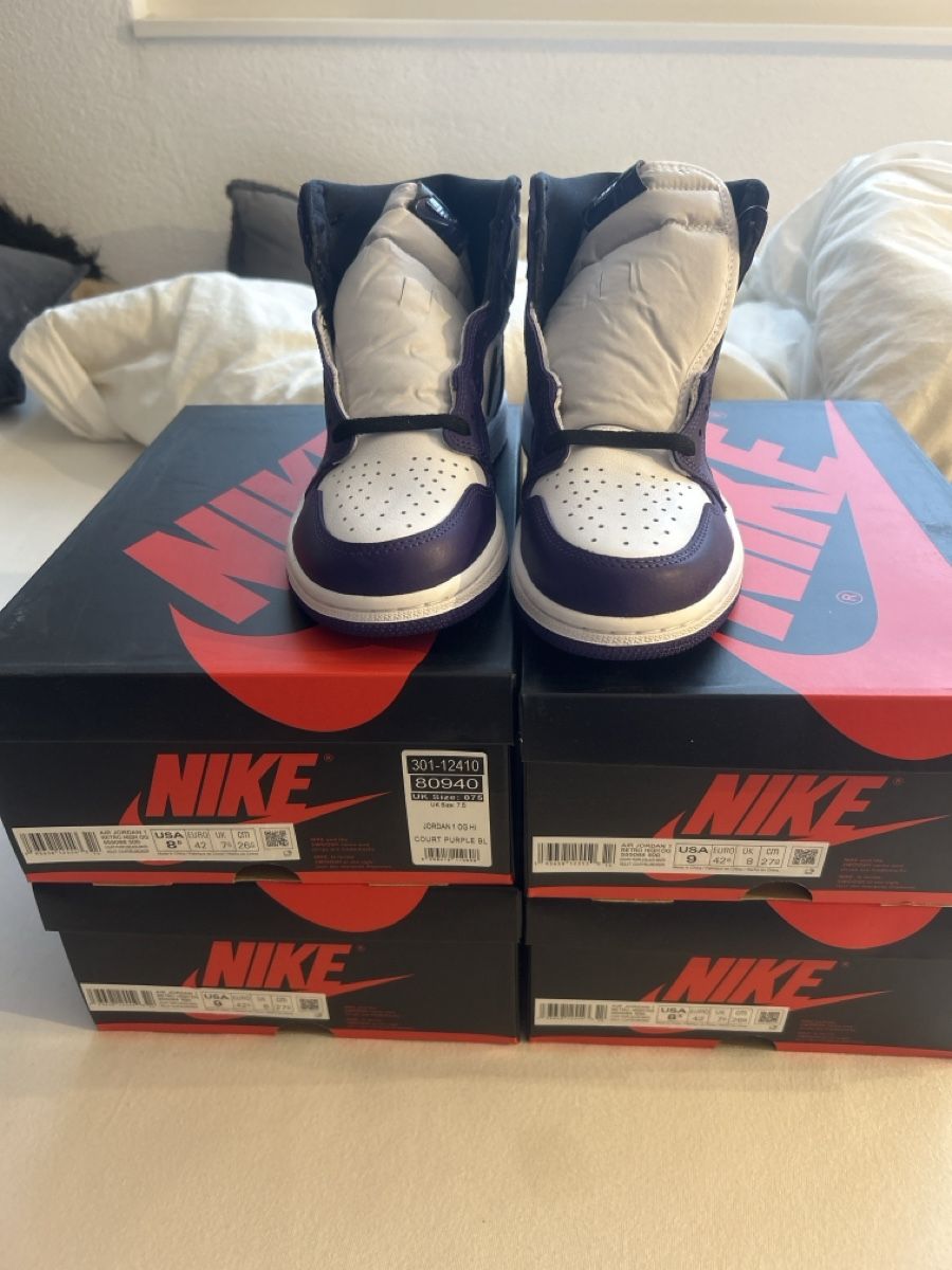 Jordan Herrenschuhe: Jordan 1 Court Purple – Neu und originalverpackt aus Rotkreuz von noah_02 1